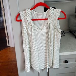LOFT | Tie Front Blouse